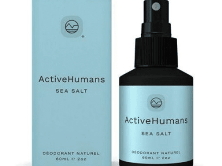 Active humans - natural deodorant sea salt 60 ml Online Hot Sale