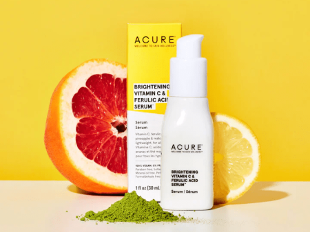 Acure - bright. vit c & ferulic acid serum 30 ml Online Hot Sale