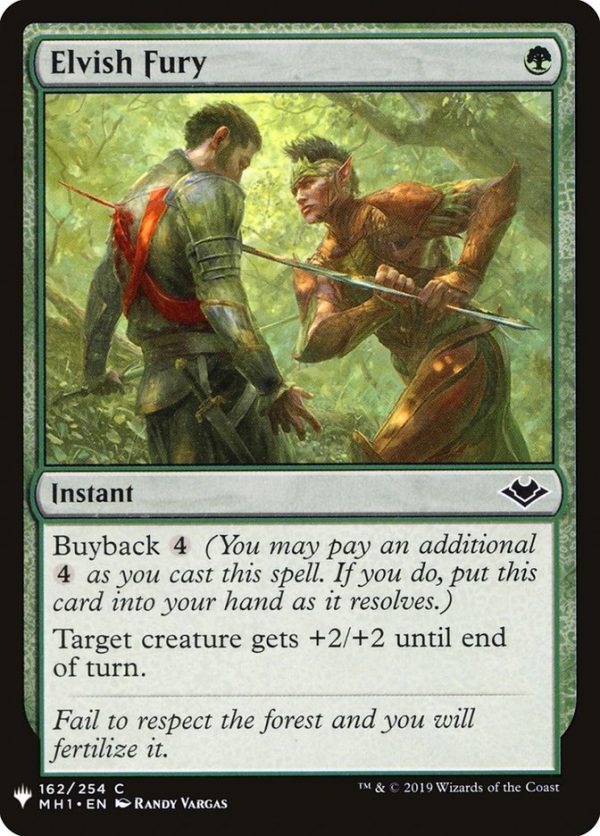 Elvish Fury [Mystery Booster] Cheap