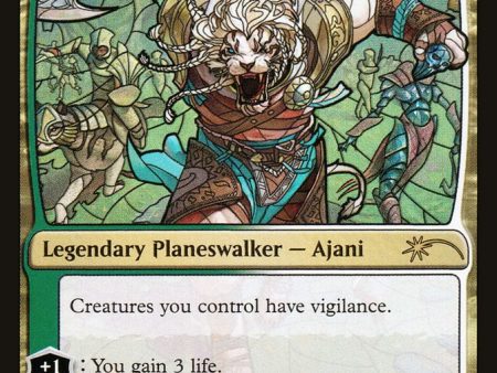 Ajani, the Greathearted (Stained Glass) [Secret Lair Drop Promos] For Sale